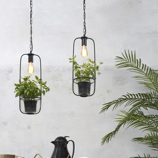 Candeeiro Suspenso It's About Romi Florence Preto – fotografia de ambiente