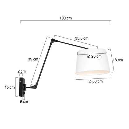 wandlamp-van-metaal-en-linnen-steinhauer-prestige-chic-variant-image7