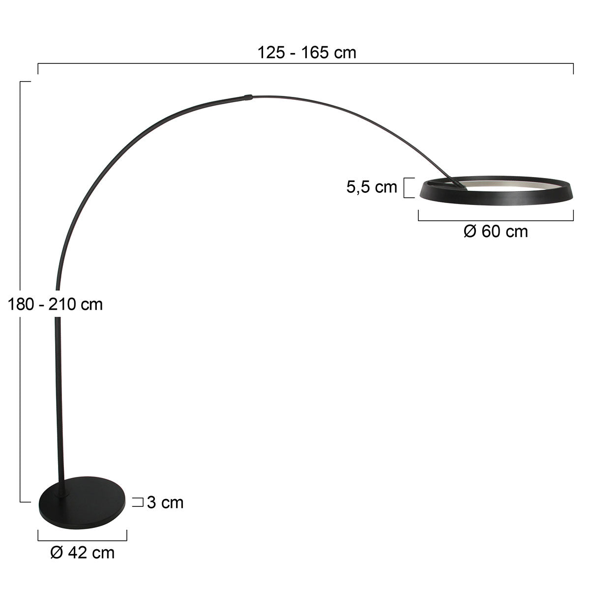 zwarte-booglamp-met-grote-led-ring-van-steinhauer-ringlux-variant-image7