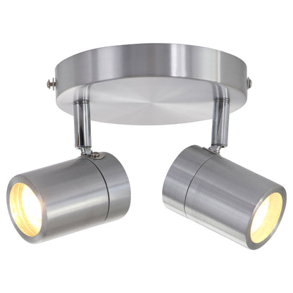 Mexlite Upround 2-lichts spot staal – dim-to-warm LED – afbeelding 4