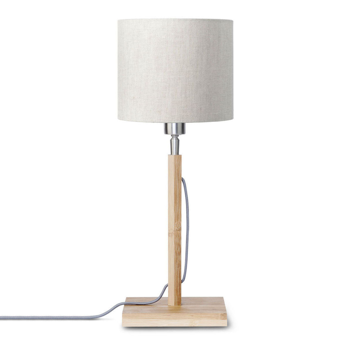 scandinavische-tafellamp-grijs-linnen-rond-good-mojo-fuji-main-image