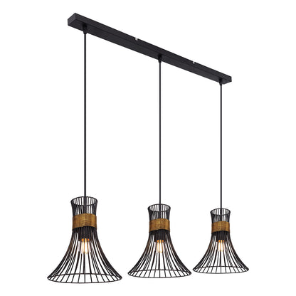 3-kap-hanglamp-zwart-goud-kelkvorm-globo-purra-main-image