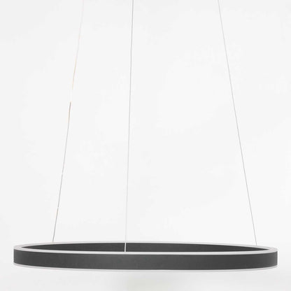 Черна LED висяща лампа Steinhauer Ringlux Ø60 см – изображение 4