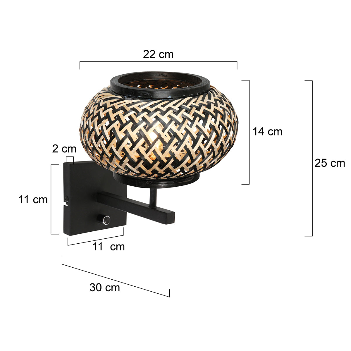 zwarte-wandlamp-met-handgevlochten-bamboekap-steinhauer-stang-variant-image7