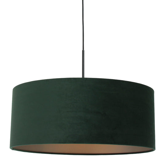 hanglamp-met-groene-velvet-kap-steinhauer-sparkled-light-main-image
