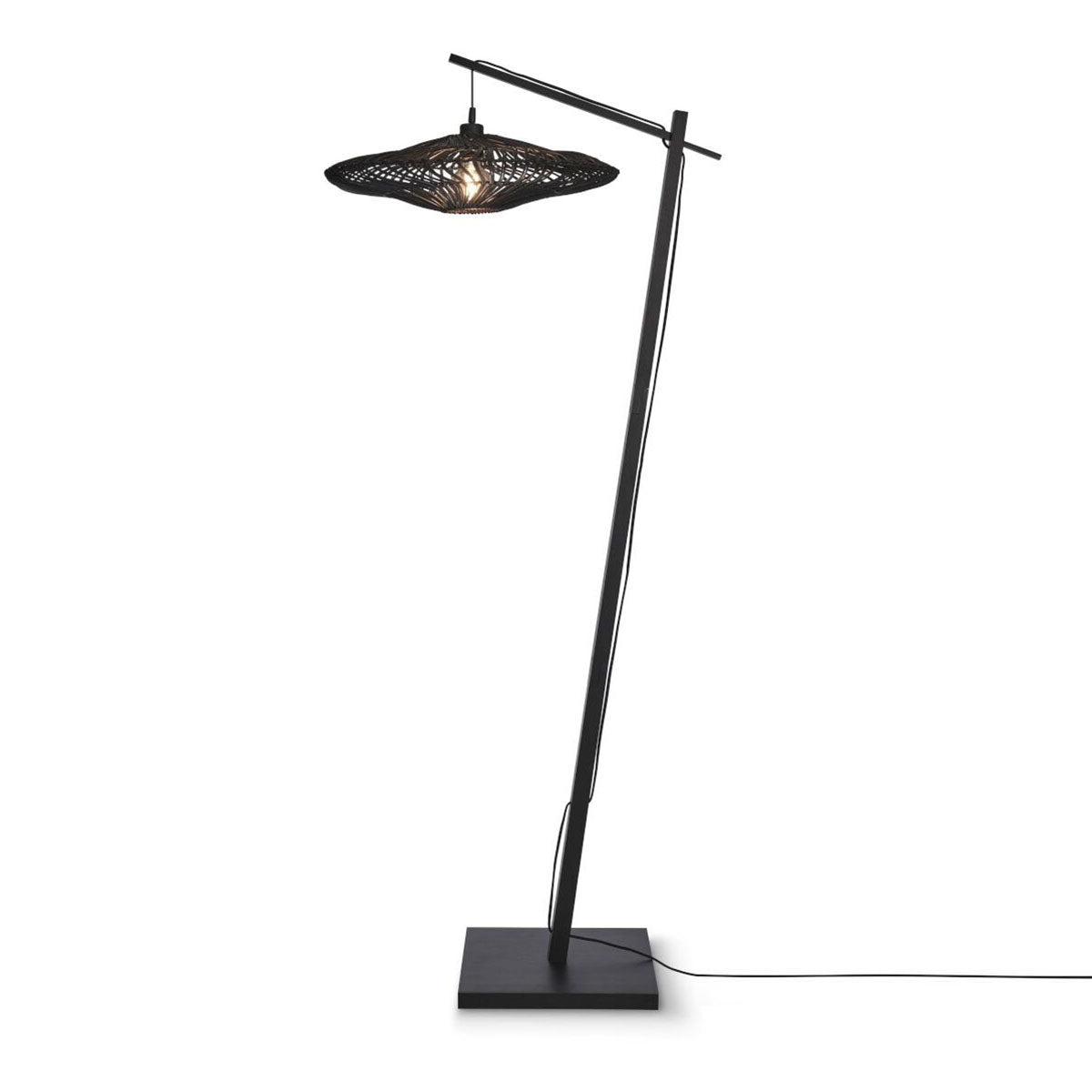 bohemian-vloerlamp-bamboe-rotan-zwart-good-mojo-zanzibar-main-image
