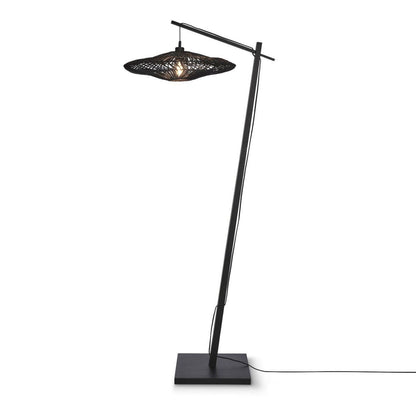 bohemian-vloerlamp-bamboe-rotan-zwart-good-mojo-zanzibar-main-image
