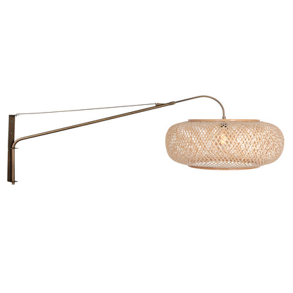 verstelbare-wandlamp-brons-met-bamboe-kap-steinhauer-maze-natural-main-image