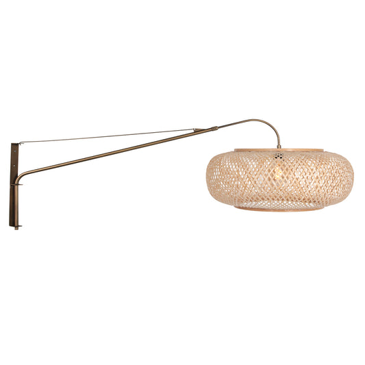 verstelbare-wandlamp-brons-met-bamboe-kap-steinhauer-maze-natural-main-image