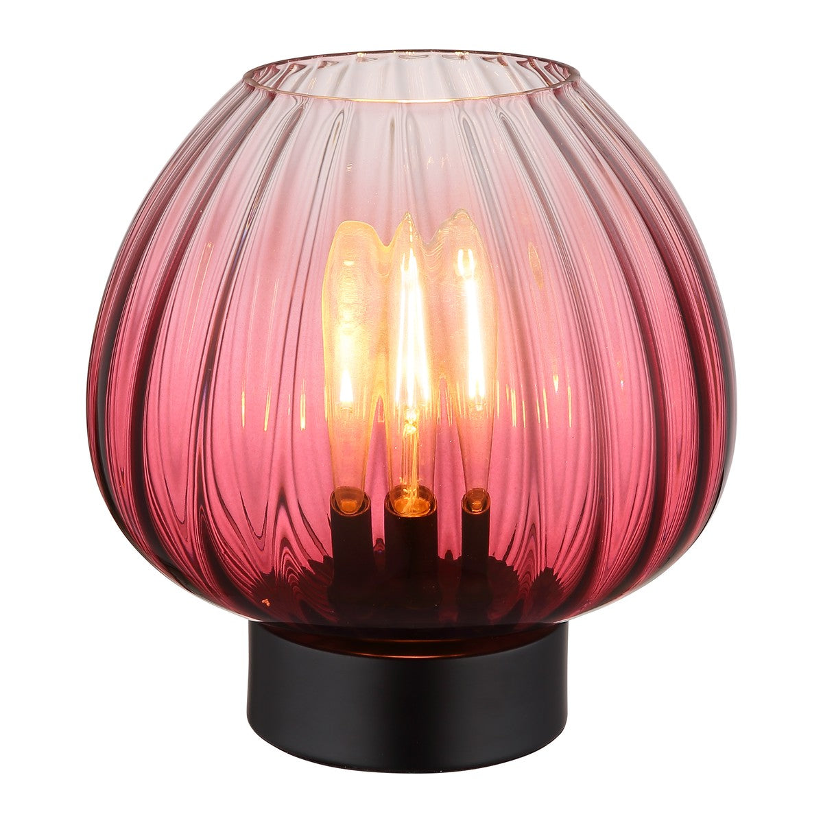 Lampada da tavolo nera sottile