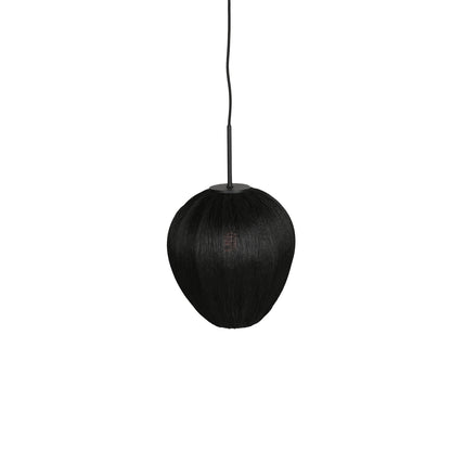 zwarte-hanglamp-druppelvormige-linnen-kap-mexlite-haloswap-main-image