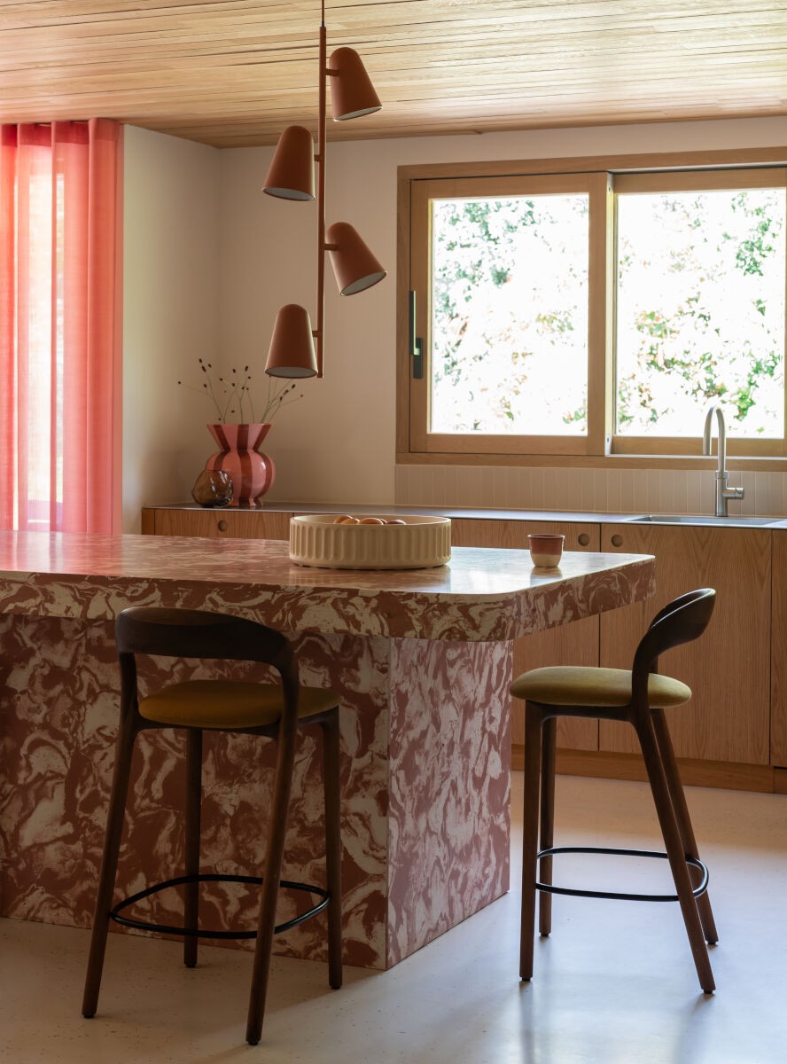 Lampadario a 3 luci in metallo terracotta caldo It's About RoMi Salamanca – immagine 8