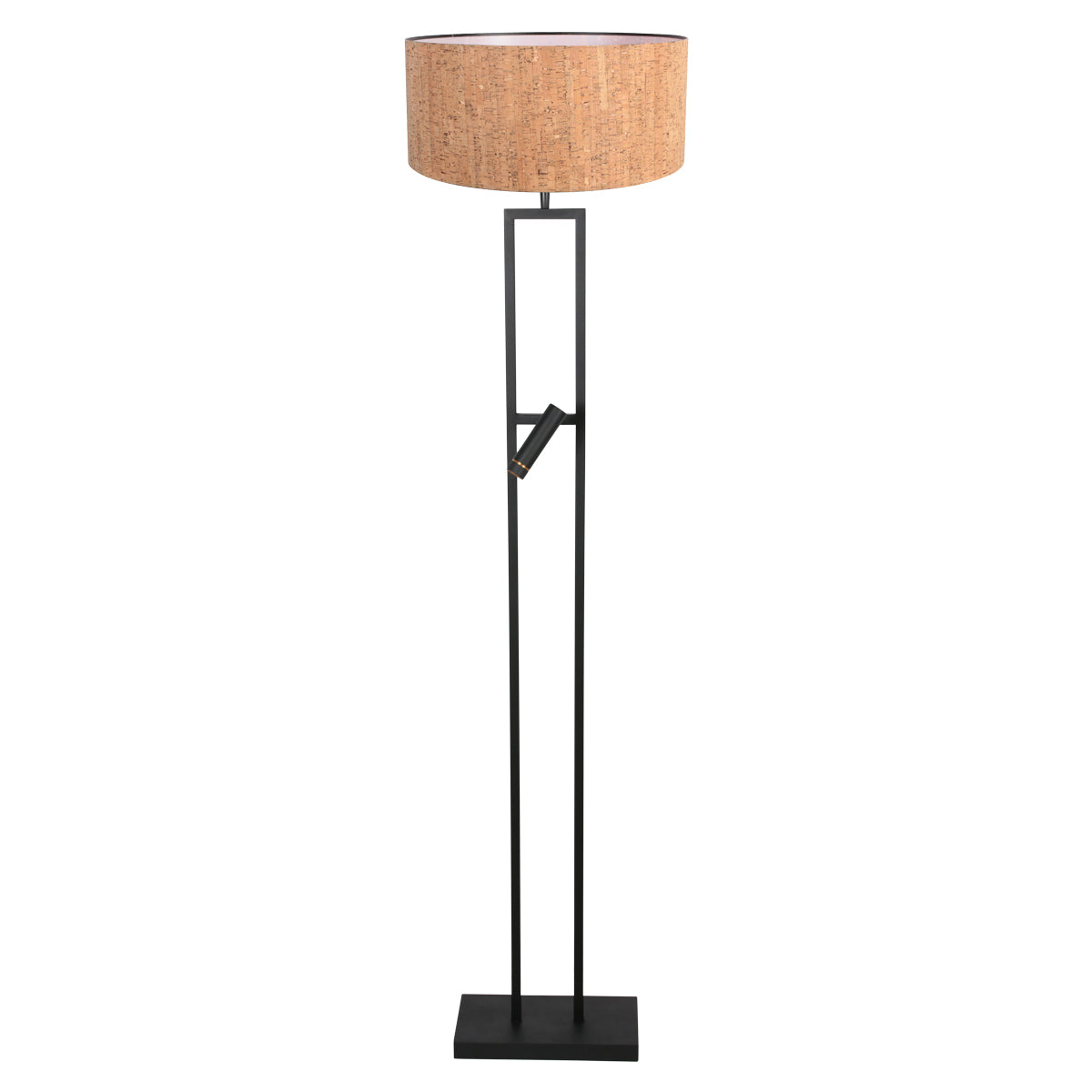 zwarte-vloerlamp-met-kurken-kap-en-led-leeslampje-steinhauer-stang-main-image
