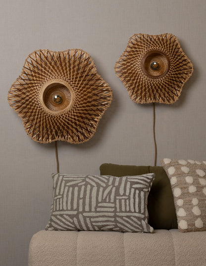 Lampada da parete in bambù naturale e marrone GOOD&MOJO Madura – immagine 8