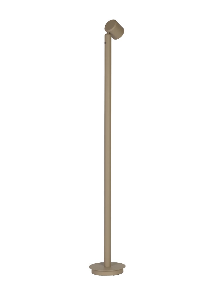 Lampada da terra in alluminio color sabbia elegante It's About RoMi Milano – immagine 1