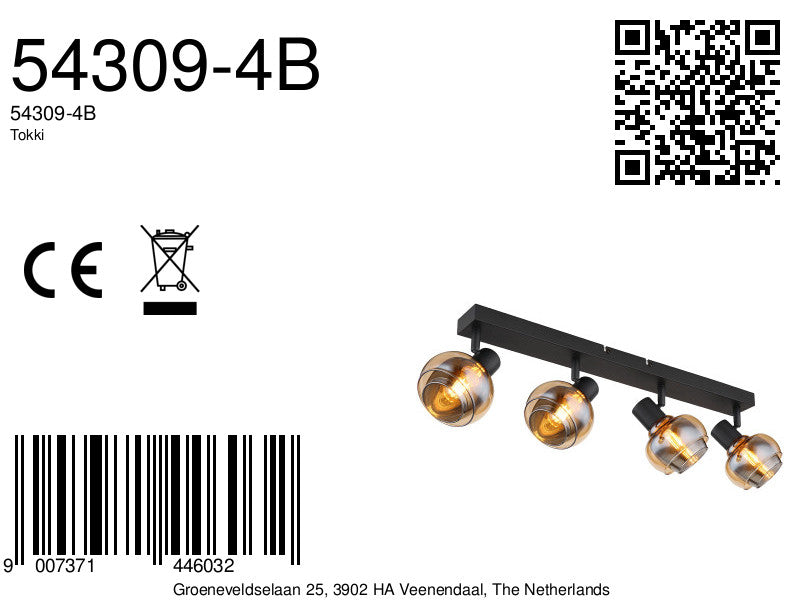 zwarte-4-lichts-amber-rookglas-spot-globo-tokki-variant-image8a