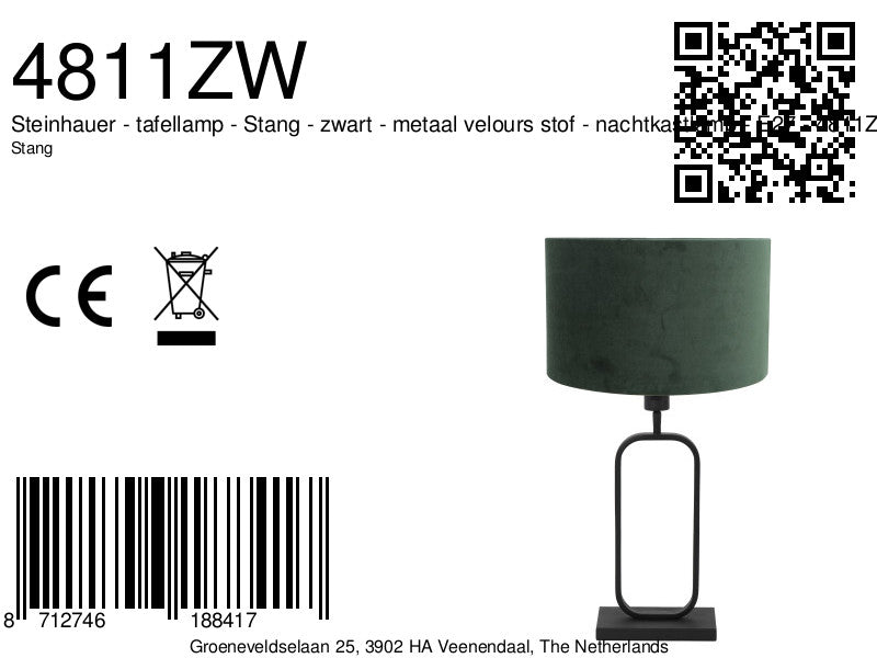 tafellamp-zwart-met-diepe-groene-velours-kap-steinhauer-stang-variant-image8a