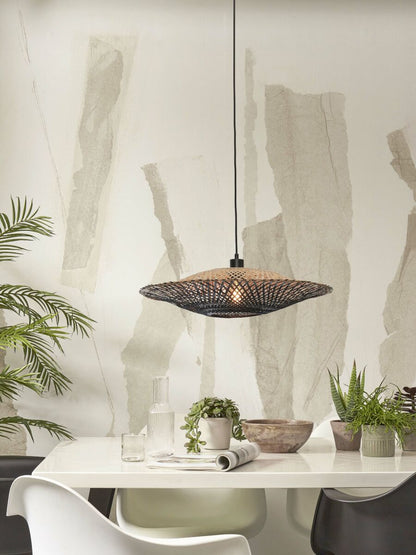 bamboe-hanglamp-naturel-zwart-schotelvorm-m-good-mojo-kalimantan-variant-image1