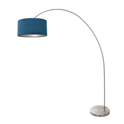 stalen-klassieke-booglamp-met-blauwe-lampenkap-mexlite-solva-variant-image1