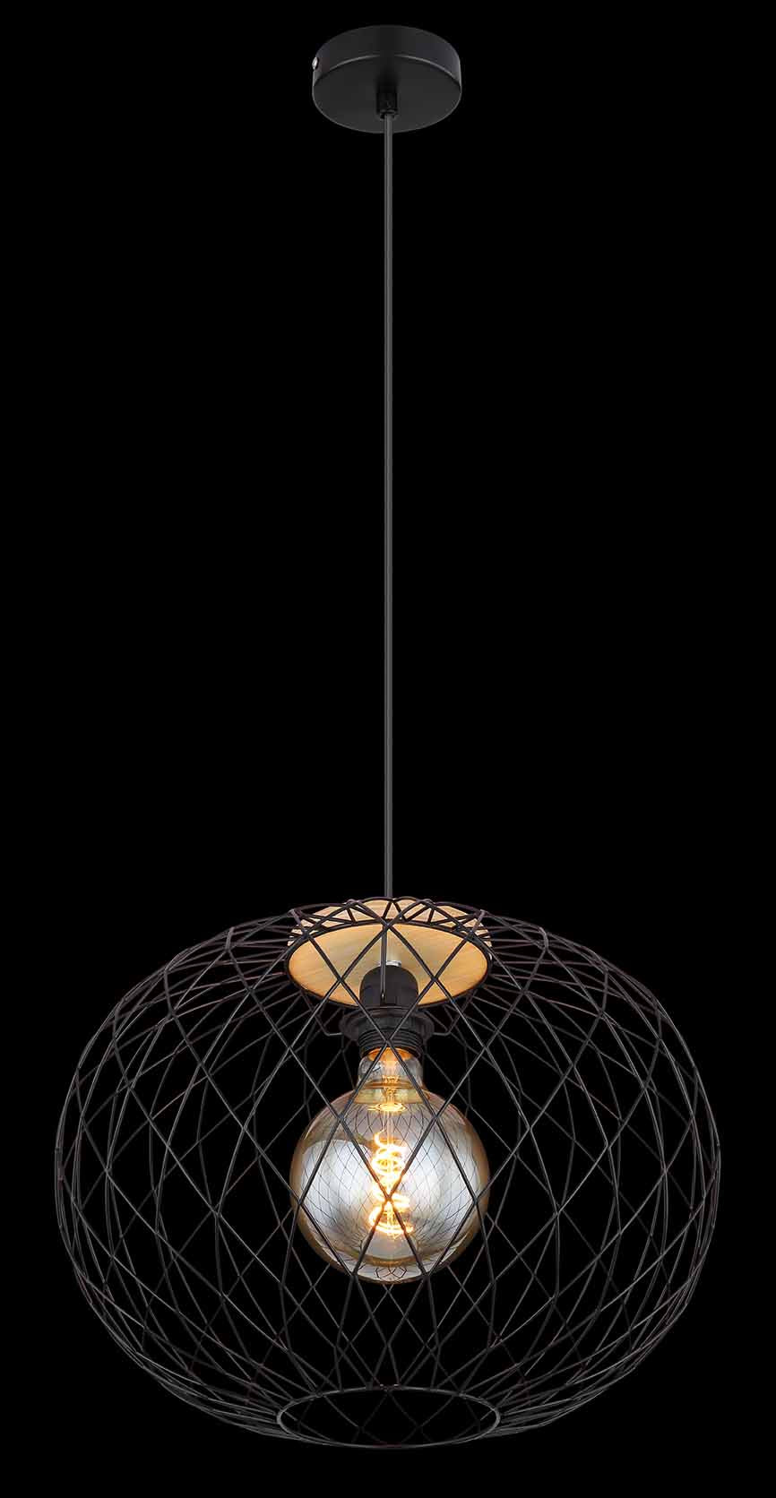 zwart-bruine-hanglamp-rasterkap-metaal-hout-globo-lacky-variant-image2