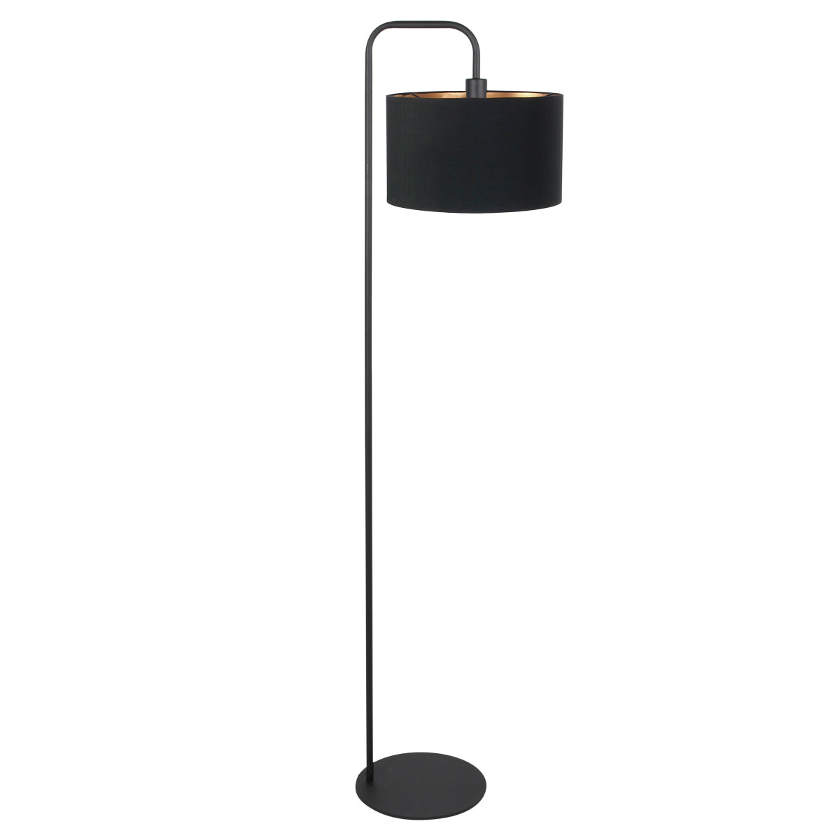 vloerlamp-met-zwarte-linnen-kap-en-gouden-binnenkant-mexlite-forma-main-image