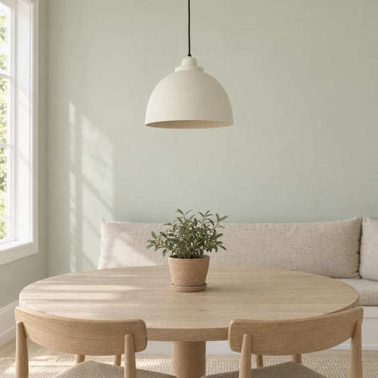 Naturlig pendellampe Kylie i metal – Light & Living – stemningsbillede