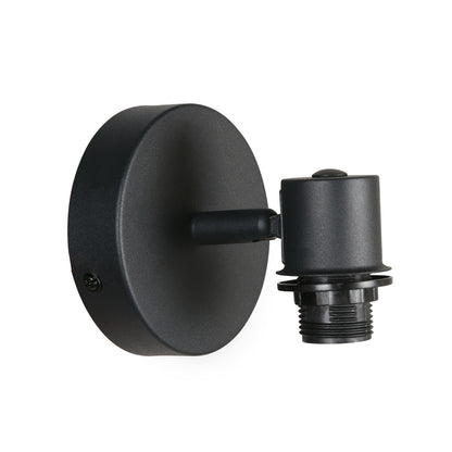 Mexlite Bambus Black Spotlight with Natural Shade – image 1