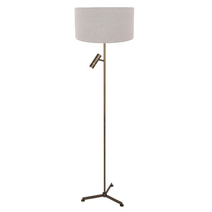 bronzen-vloerlamp-met-leeslicht-en-grijze-kap-steinhauer-stang-variant-image1