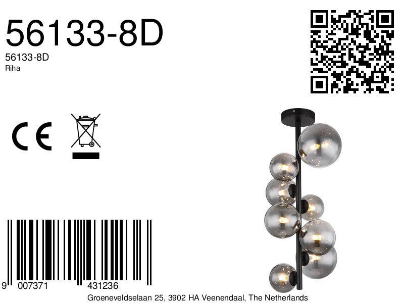 zwarte-plafondlamp-8-rookglasbol-verticaal-globo-riha-variant-image8a
