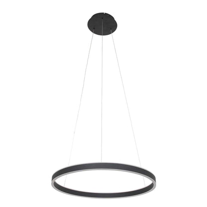 Черна LED висяща лампа Steinhauer Ringlux Ø60 см – изображение 10