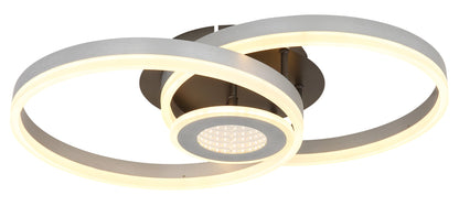 Střední hliníková LED stropní lampa – obrázek 4