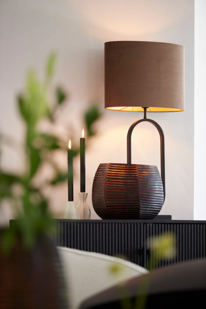 stoffen-lampenkap-bruin-cilindervormig-light-living-velours-variant-image3