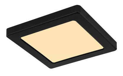 Zwarte kunststof plafondlamp met vierkant frame en opaalwitte lichtplaat – afbeelding 5