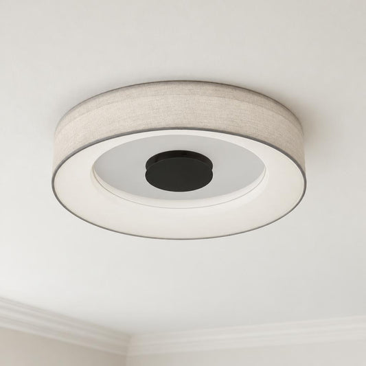 Globo Terpsa baltas modernus LED plafonas – interjero nuotrauka