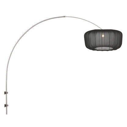 staalkleurige-boog-wandlamp-met-grote-zwarte-kap-steinhauer-sparkled-light-main-image