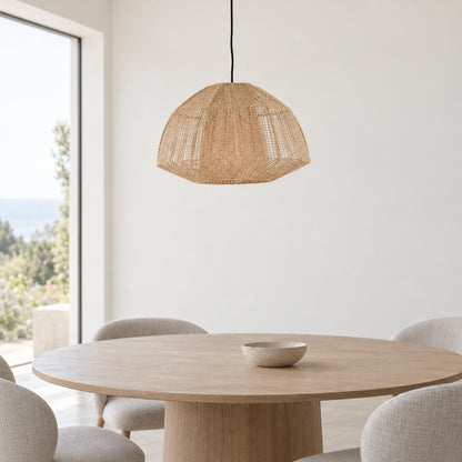 Light & Living Macul natúr textil függőlámpa – hangulatkép