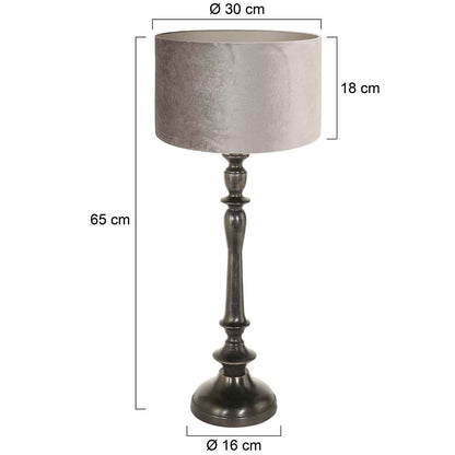 klassieke-zwarte-tafellamp-zilveren-lampenkap-steinhauer-bois-variant-image7