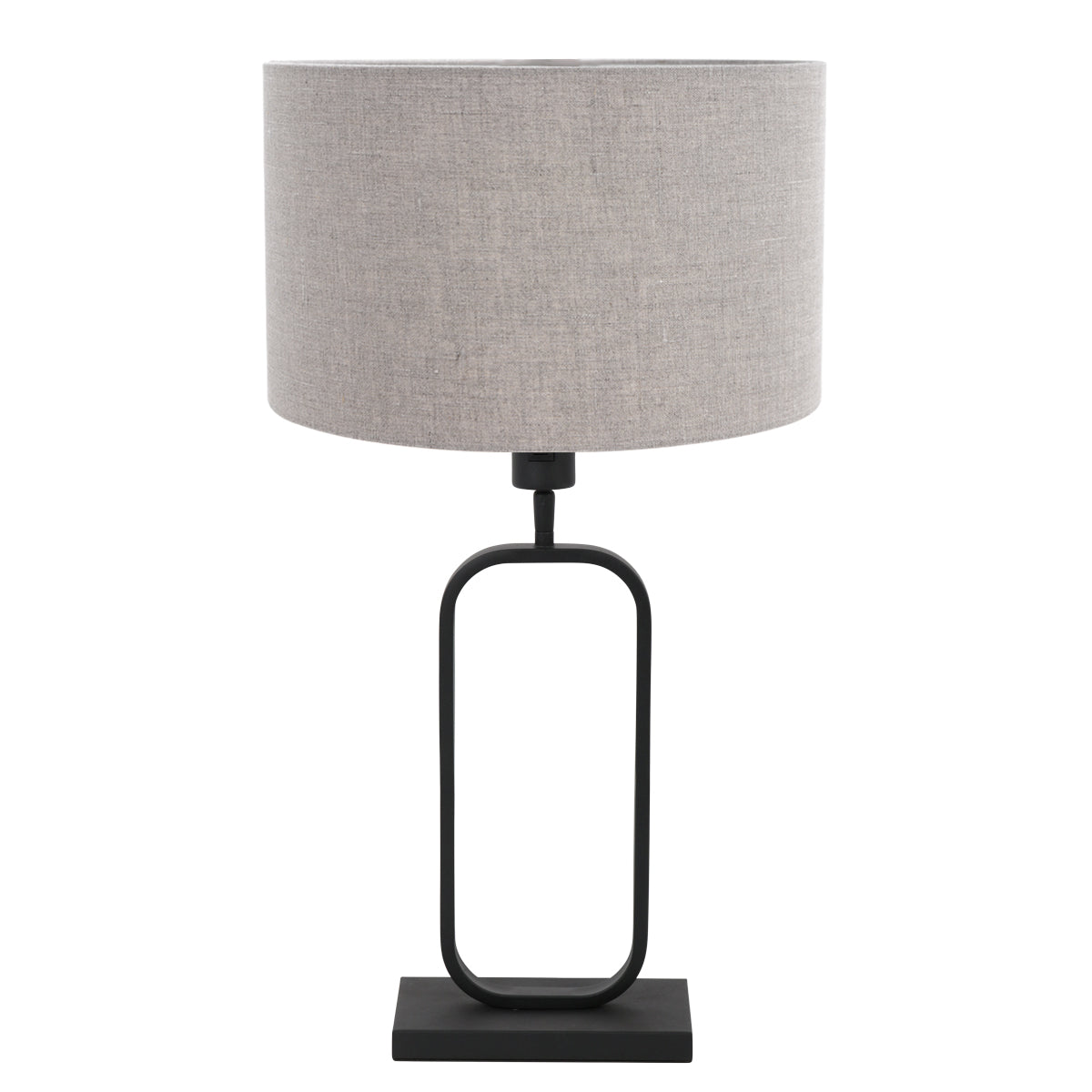 tafellamp-met-grijs-linnen-op-minimalistische-zwarte-voet-steinhauer-stang-main-image