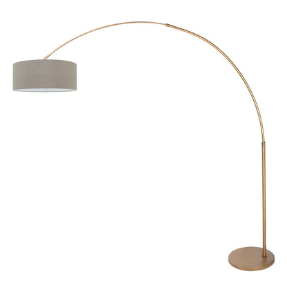 bronzen-booglamp-met-grijs-linnen-kap-steinhauer-sparkled-light-variant-image1