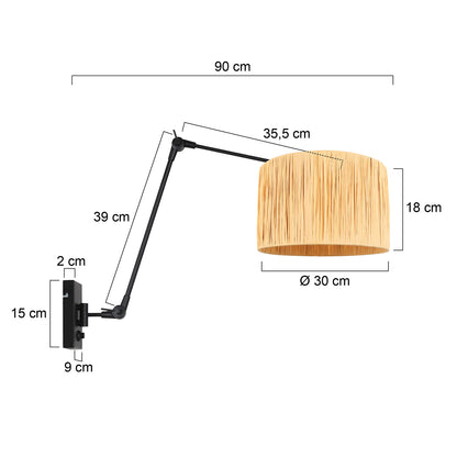 verstalbare-wandlamp-zwart-steinhauer-prestige-chic-variant-image7