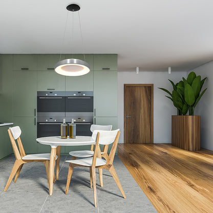 Rund LED-pendellampe fra Steinhauer Ringlede – billede 2