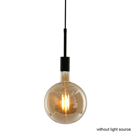 Zwarte metalen hanglamp Mexlite Minimalics