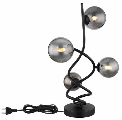 gedraaide-4-rookglasbol-tafellamp-zwart-globo-riha-variant-image1