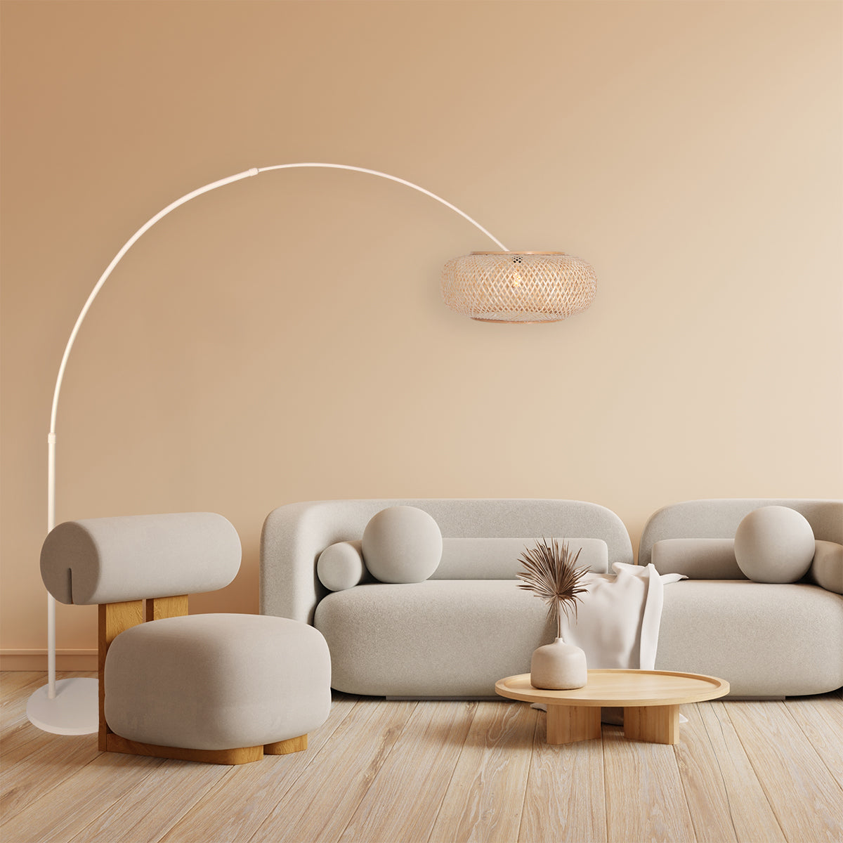 beige-booglamp-met-bamboe-kap-steinhauer-sparkled-light-variant-image2