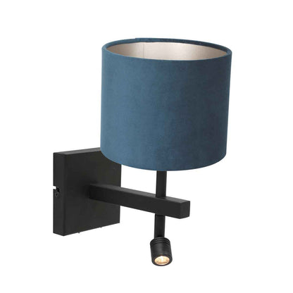 leeslamp-voor-aan-de-muur-met-blauwe-kap-steinhauer-stang-variant-image1