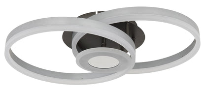Střední hliníková LED stropní lampa – obrázek 1