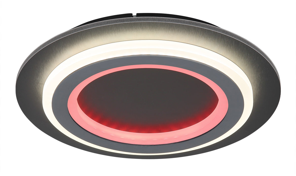 Elegantne must metalline LED 2 valgusega laelamp – pilt 8