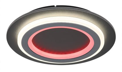 Elegantne must metalline LED 2 valgusega laelamp – pilt 8