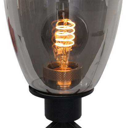 Bordslampa Reflexion i mörkt glas – Steinhauer – bild 6