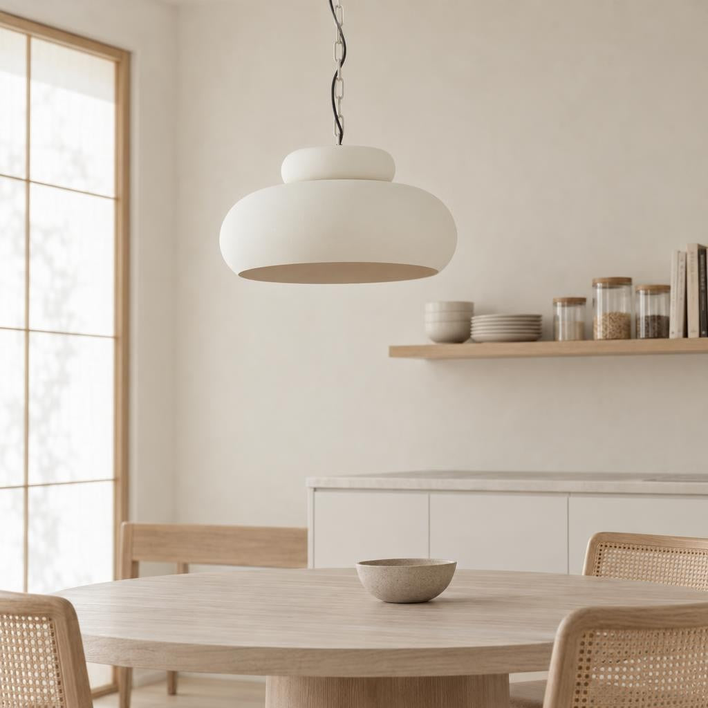 Light & Living Neiva pendel i naturel – stemningsbillede